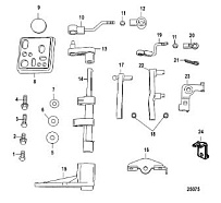 Комплект для переоборудования - ручной запуск, 889246A34 4-Х ТАКТНОГО ПЛМ MERCURY 30 Серийный номер от 0R106999 и выше