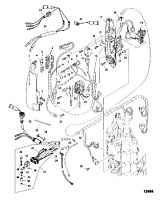 Электрические компоненты 4-Х ТАКТНОГО ПЛМ MERCURY 115 Серийный номер от 0T178500 до 0T800999