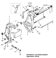 Кронштейн транца (NON POWER TRIM & POWER TRIM) 2-Х ТАКТНОГО ПЛМ MERCURY 75 Серийный номер от 9793577 до 0P016999
