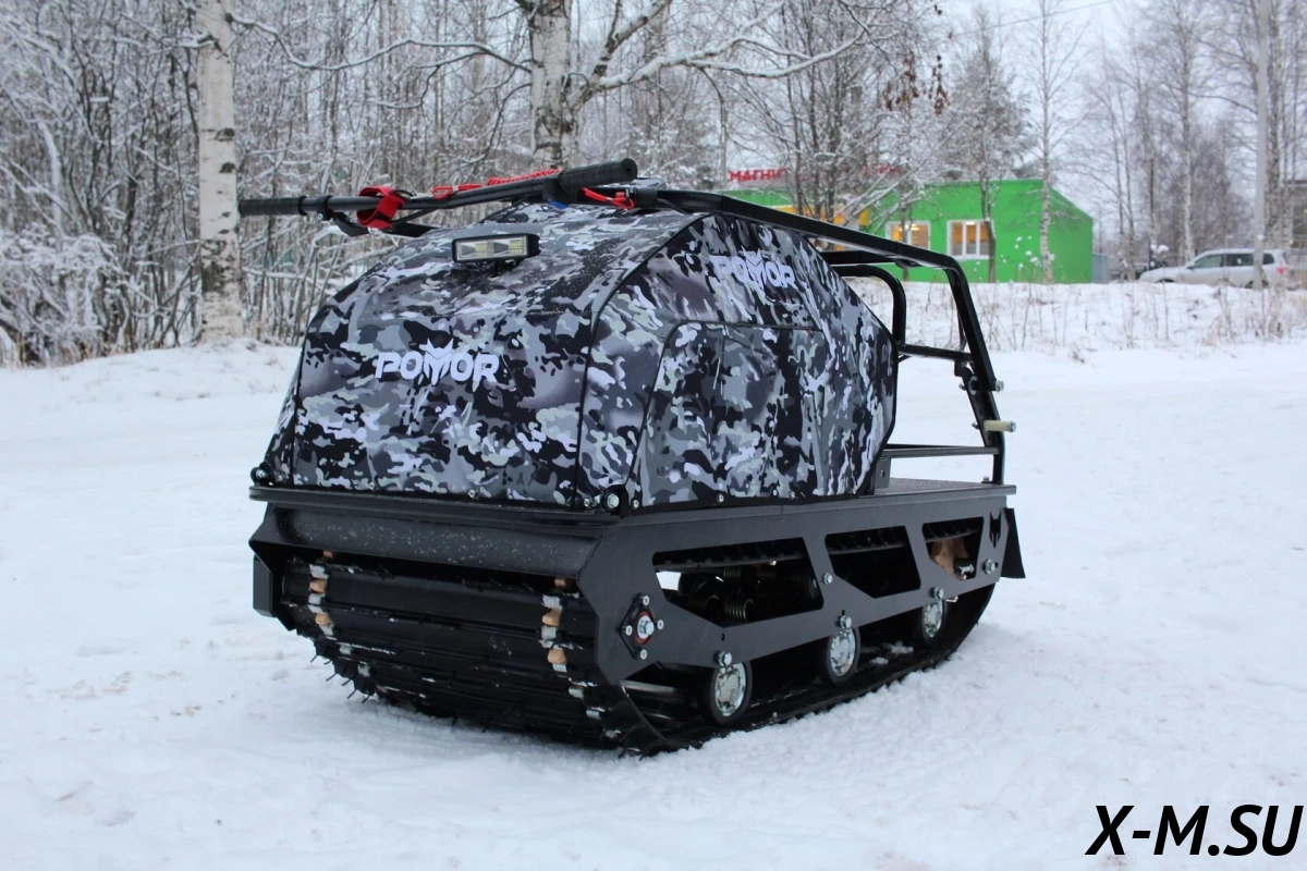 Мотобуксировщик POMOR M-600 PRO K18 Мотобуксировщик POMOR M-600 PRO K18