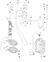 Водяной шланг 2-Х ТАКТНОГО ПЛМ MERCURY 150 PRO XS L OPTIMAX Серийный номер от 1B690542 и выше